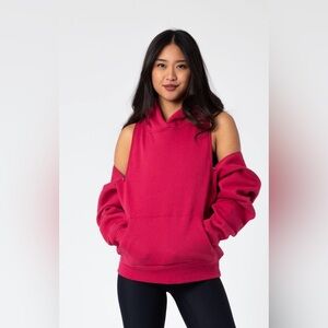 Savvi Challan Open Back Hoodie
